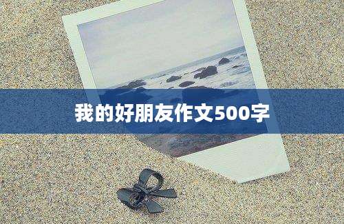 我的好朋友作文500字