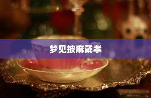 梦见披麻戴孝