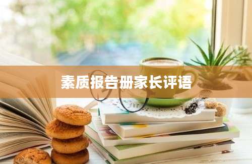 素质报告册家长评语