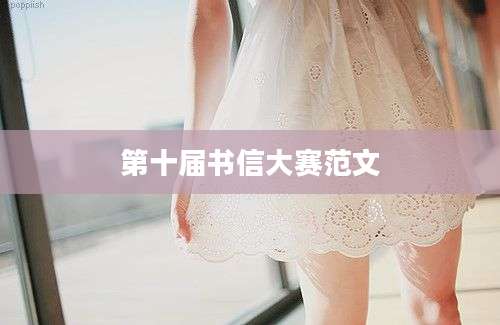 第十届书信大赛范文
