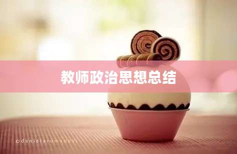 教师政治思想总结