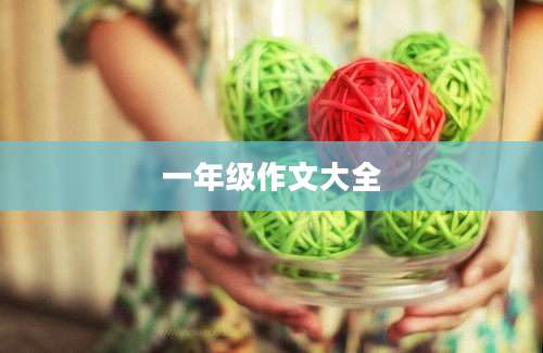 一年级作文大全