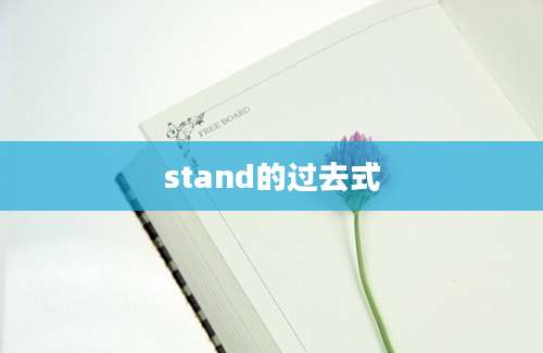 stand的过去式