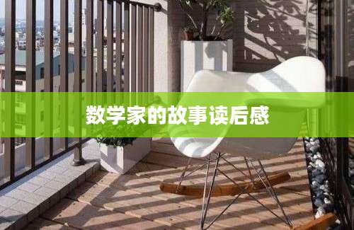 数学家的故事读后感