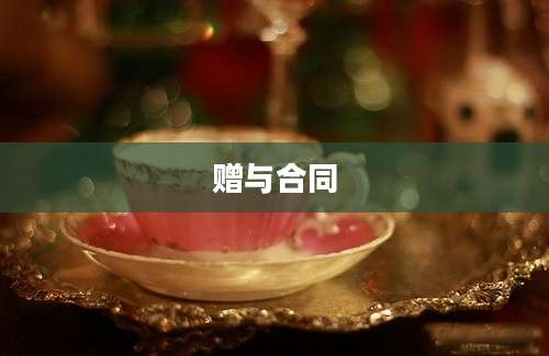 赠与合同