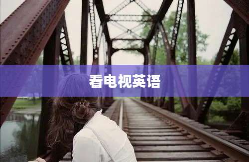 看电视英语