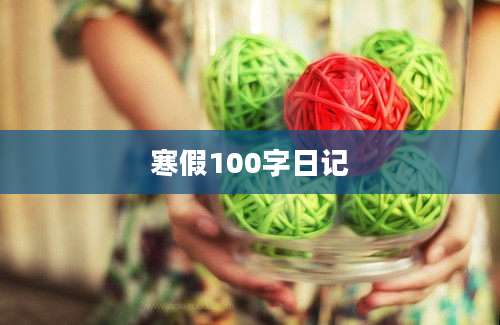 寒假100字日记