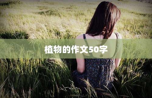 植物的作文50字