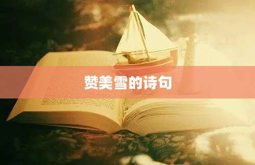 赞美雪的诗句