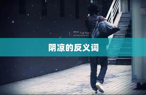 阴凉的反义词