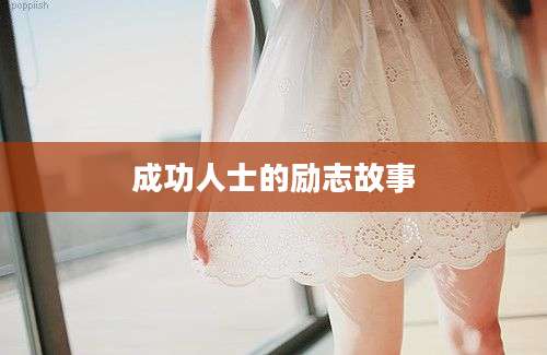 成功人士的励志故事