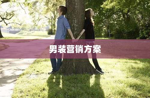 男装营销方案