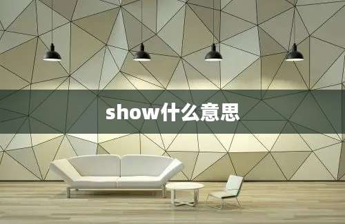 show什么意思
