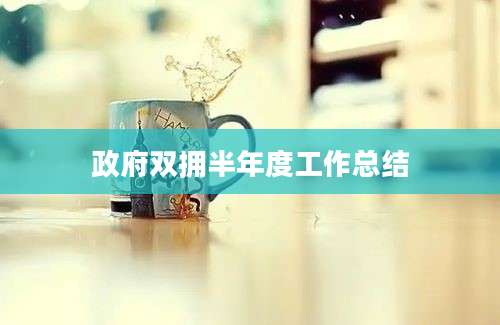 政府双拥半年度工作总结