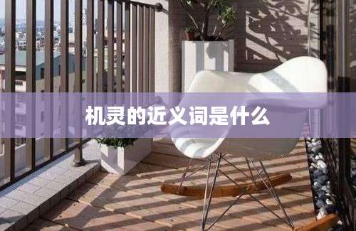 机灵的近义词是什么