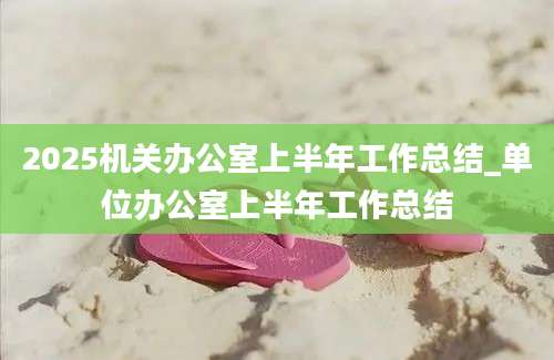 2025机关办公室上半年工作总结_单位办公室上半年工作总结