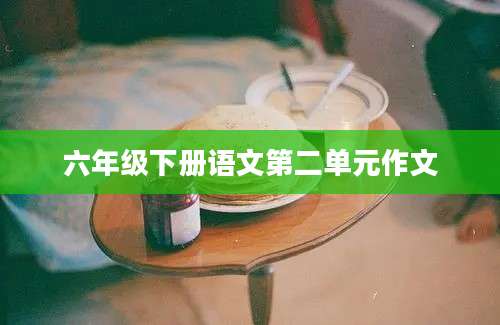 六年级下册语文第二单元作文