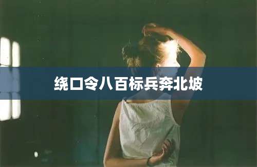 绕口令八百标兵奔北坡