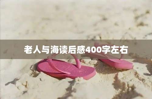 老人与海读后感400字左右