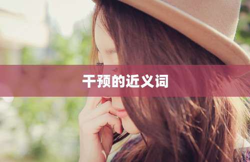 干预的近义词
