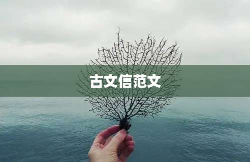 古文信范文
