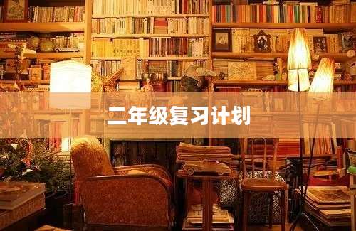 二年级复习计划