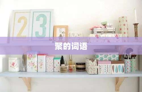 聚的词语