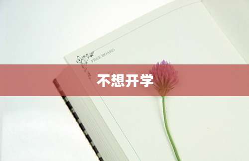 不想开学