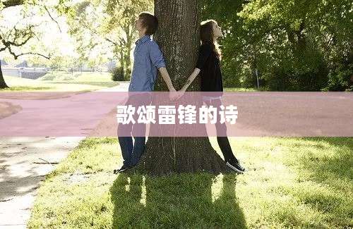 歌颂雷锋的诗