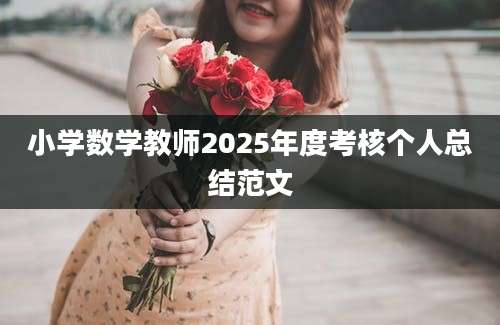 小学数学教师2025年度考核个人总结范文