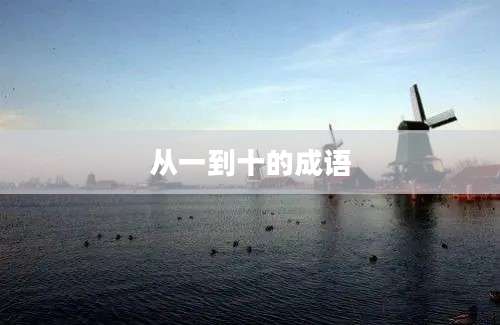从一到十的成语