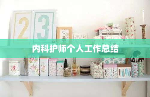 内科护师个人工作总结