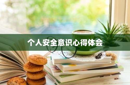 个人安全意识心得体会