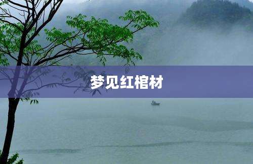梦见红棺材