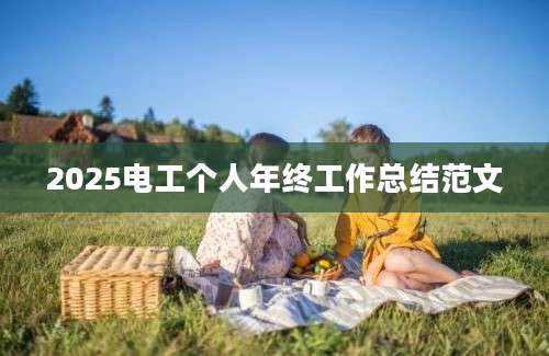 2025电工个人年终工作总结范文