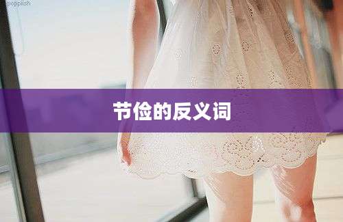 节俭的反义词