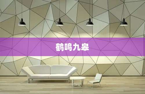 鹤鸣九皋