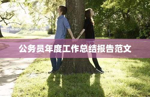 公务员年度工作总结报告范文