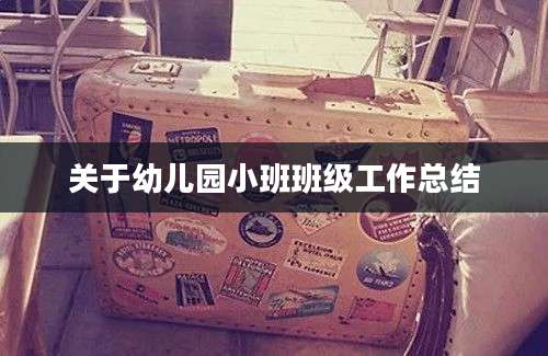 关于幼儿园小班班级工作总结