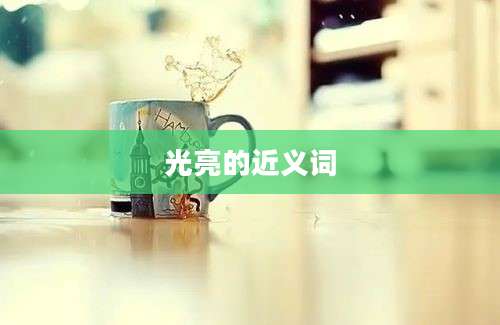 光亮的近义词