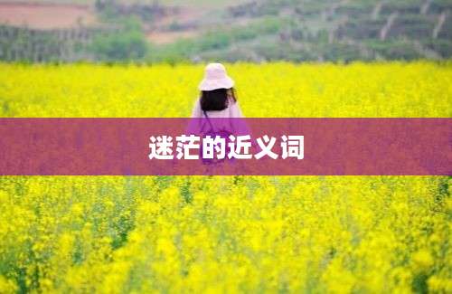 迷茫的近义词