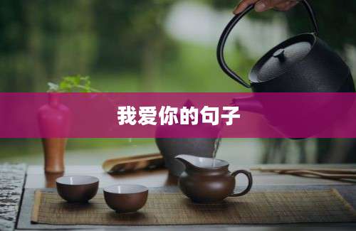 我爱你的句子
