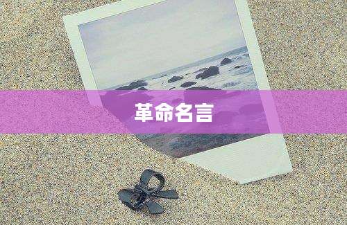 革命名言