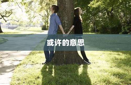 或许的意思
