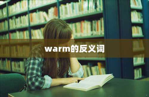 warm的反义词