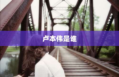 卢本伟是谁