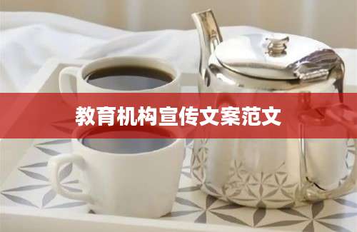 教育机构宣传文案范文