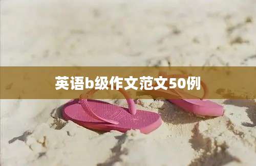 英语b级作文范文50例