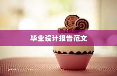 毕业设计报告范文