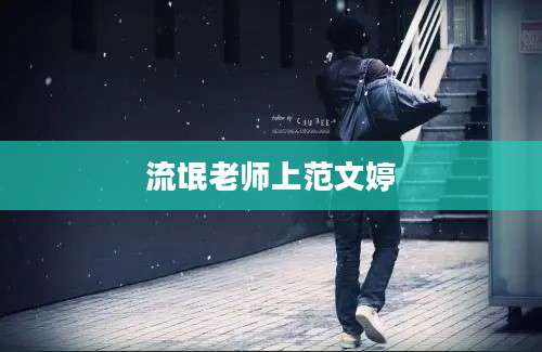 流氓老师上范文婷